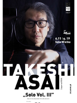 Concert poster - photo of the artist and information about the event.