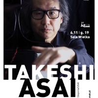 Concert poster - photo of the artist and information about the event.