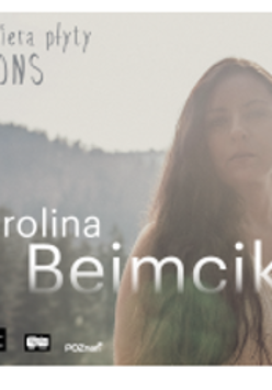 Photo of Karolina Beimcik, hills covered with trees as a background.