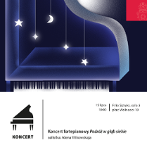 Concert poster with information about the event.