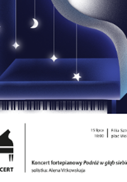 Concert poster with information about the event.