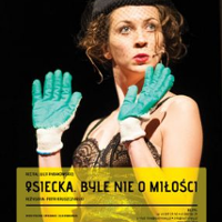 Concert poster: photo of Julia Rybakowska in actor's costume and information about the event.