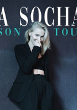 Concert poster - photo of Kaśka Sochacka and the title of the concert tour.