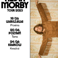 Concert poster: photo Kevin Morby and information about the event.