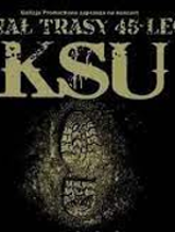 Concert poster in black and golden colours.