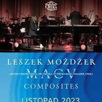 Concert poster: photo of the musicians on stage and the title of the concert tour.