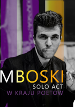 Photo of Limboski, his name and a title of the event.