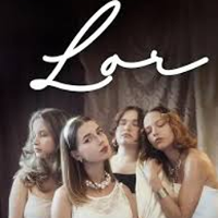 Photo of four young women and the name of the band "Lor".
