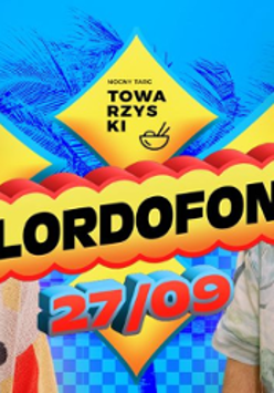 Colourful concert poster.