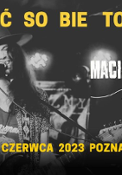 Cpnvert poster: black and white photo of the performer and information about the event.