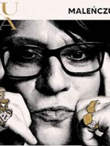 Black and white photo of Maciej Maleńczuk.