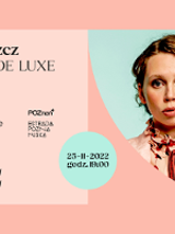 Concert poster - photo of the singer and information about the event.