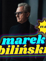 Photo of Marek Biliński and information about the event.