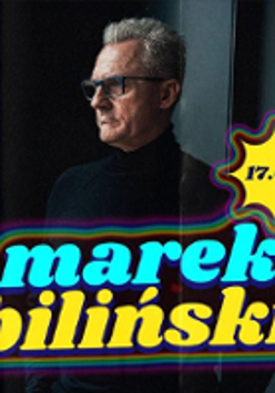 Photo of Marek Biliński and information about the event.