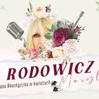 Event poster - Maryla Rodowicz's face among flowers
