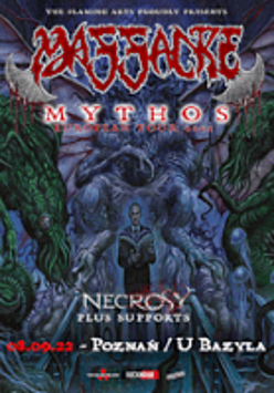 Concert poster - colourful fantasy graphics and information about the event.