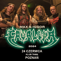 Photo of the band and information about the event.