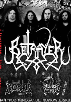 Black and white poster with photo of the performers and information about the event.