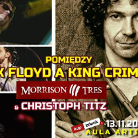 Concert poster with information about the event and photos of the artists.