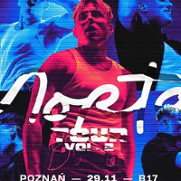 Concert poster with Mortal's photo and information about the event.