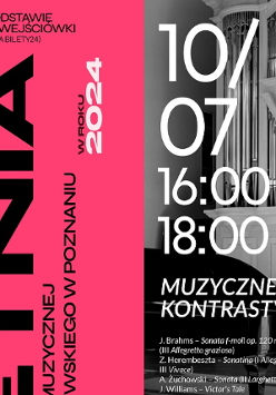 Concert poster with information about the event.