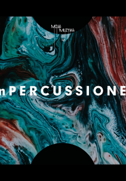 Concert poster with its title "unPERCUSSIONED".