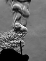 Black and white concert poster.