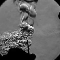 Black and white concert poster.