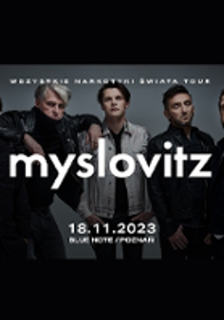 Photo of the band and information about the concert.