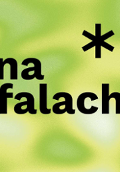Concert poster - the title of the series on light green background.