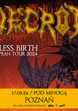 Concert poster with information about the event.