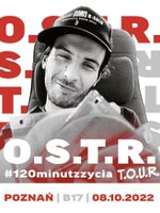 Concert poster - photo of the artist and information about the event.