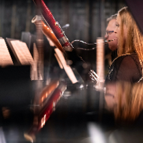 Photo of students playing the instruments