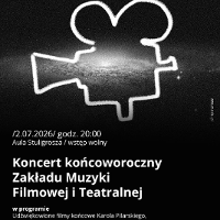 Graphics promoting the concert