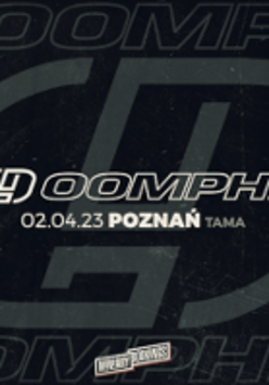 Black and white concert poster with band's name and information about the event.