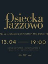Concert poster with information about the event. Dark background.