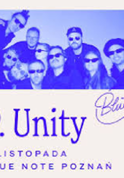 Concert poster: photo of the band and information about the event.