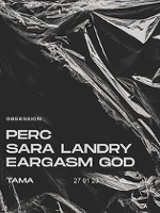 Concert poster in black and white colours with information about the event.