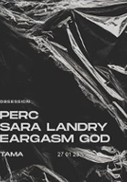 Concert poster in black and white colours with information about the event.