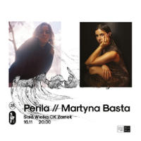 Concert poster: two photos of two young women and information about the event.