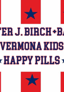 Concert poster with performers' names.