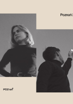 Two separate black and white photos of Piotr Paduszyński and Yana Couto.