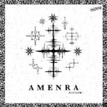 Black and white poster - the name of the band under graphic consisting of various crosses