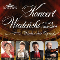Poster with four photos of performers and information about the event