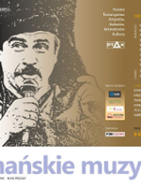Concert poster: drawing of Andrzej Zaucha's face and information about the concert.