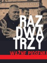 Photo of the band members and the title of the concert.