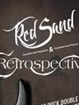 Concert poster: bands' names on a dark grey background.