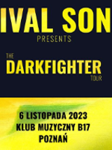 Concert poster in yellow and black colours with information about the event.