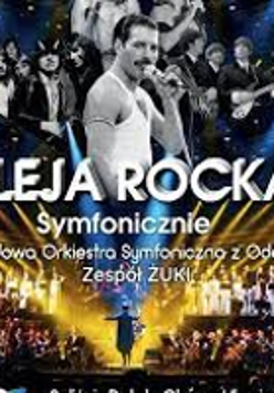 Concert poster with information about the event and photo of performers on stage.