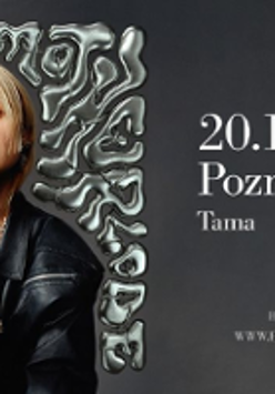 Concert poster with photo of Rosalie. and information about the event.